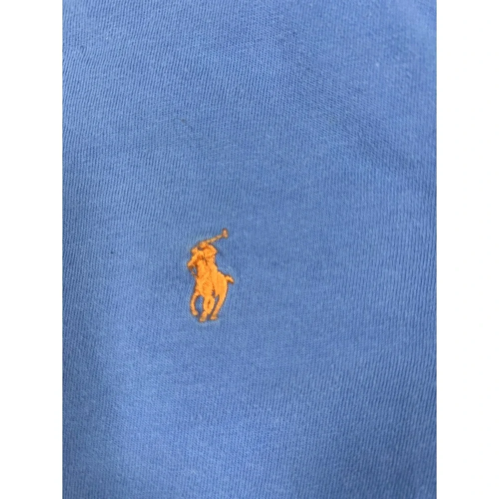 Polo By Ralph Lauren T Shirt Boys Medium Blue Pony Logo Cotton Golf Resort‎ Wear